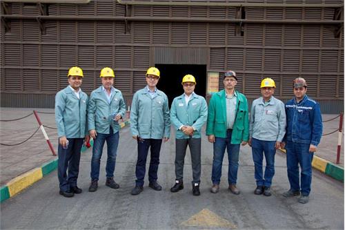 هیئت تجاری سوئیسی و آلمانی از شرکت فولاد خوزستان بازدید کردند