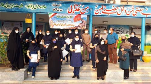 کسب مقام قهرمانی دانش آموزان دبیرستان دخترانه امام حسین (ع) فولاد خوزستان