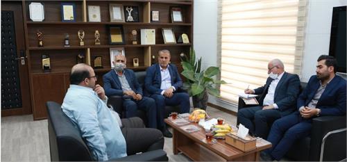 دیدار مدیر عامل شرکت فولاد خوزستان با رئیس مجمع نمایندگان خوزستان در مجلس شورای اسلامی