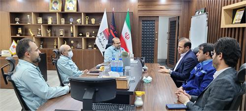 دیدار مدیرعامل شرکت فولاد خوزستان با سرپرست گروه ملی صنعتی فولاد ایران