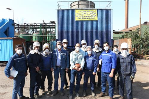 تعویض سازه استراکچر فلزی کولینگ تاور به دست متخصصان شرکت فولاد خوزستان