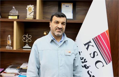 تبریک مدیرعامل فولاد خوزستان به مناسبت کسب عنوان شرکت برتر استان خوزستان میان ۲۵ شرکت معدنی