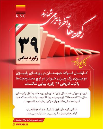 انتظار رزمندگان فولادی جنگ اقتصادی از مسئولان عالی استان