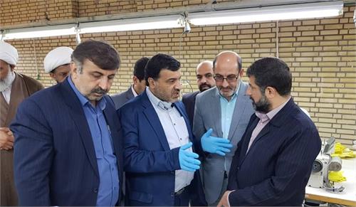 افتتاح خط تولید ماسک تنفسی به سفارش شرکت فولاد خوزستان