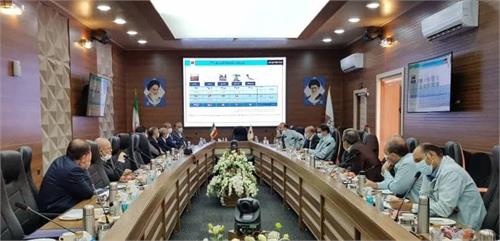 نشست مسئولان  شرکت فولاد خوزستان  با سرمایه گذاران حوزه فولاد و برق رامهرمز