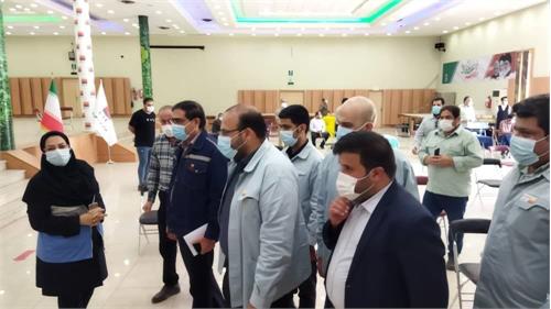 واکسیناسیون کارکنان در شرکت فولاد خوزستان
